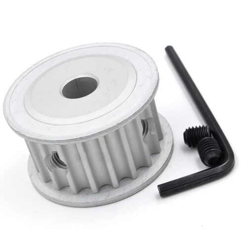 Arc Tooth 23 22 Teeth HTD 5M Timing Pulley Bore 5/6/6.35/8/10/12/14/15/16/19/20 for HTD5M Belt Width 10/15/20/25mm 23T 22T(6mm,22 Teeth,25mm W) in Saudi Arabia