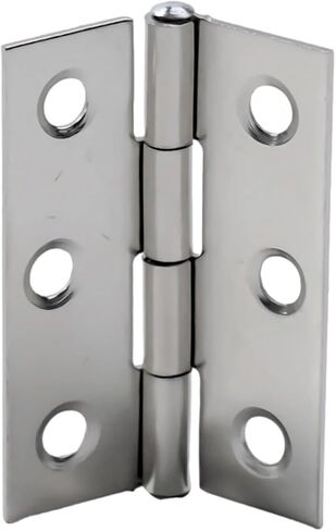 Stainless Steel Door Hinges Cabinet Doors Windows Wooden Box Flat Hinge Home Furniture Hardware Accessories 10Pcs in Kuwait