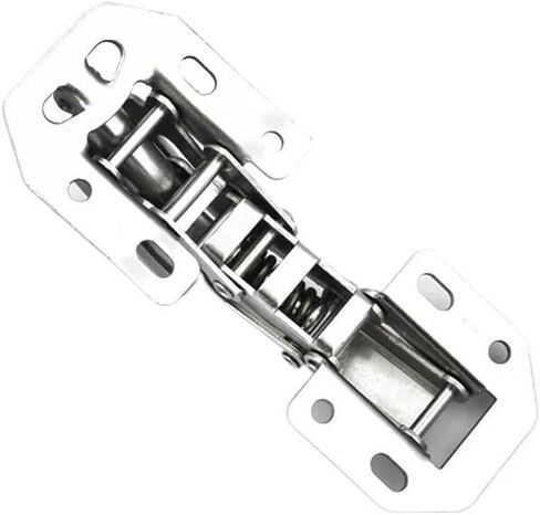 Cabinet Hinge 90 Degree No-Drilling Hole Cupboard Door Hydraulic Hinges Soft Close with Screws Furniture Hardware 1Pcs(3 INCH Normal Type) in Saudi Arabia