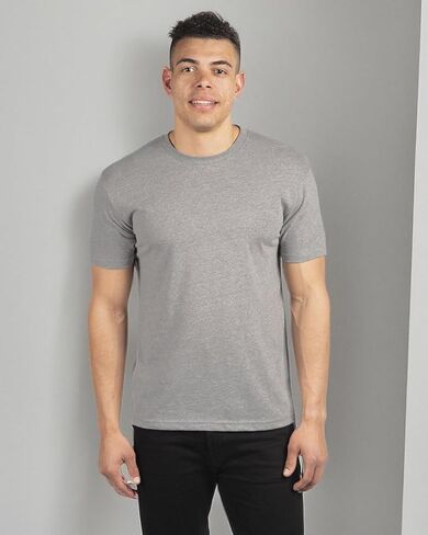 Next Level Men's Sueded Crew XL DK HEATHER GRAY in Saudi Arabia