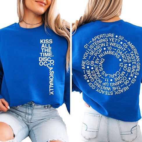 سويت شيرت Kiss All The Time Disco أحيانًا - جولة Merch لألبوم Harry - قلنسوة عصرية لألبوم جديد in Saudi Arabia