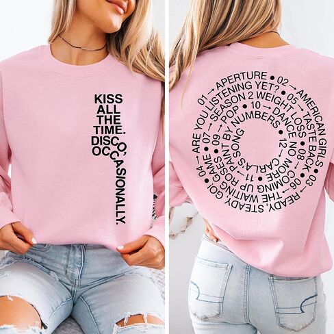 سويت شيرت Kiss All The Time Disco أحيانًا - جولة Merch لألبوم Harry - قلنسوة عصرية لألبوم جديد in Saudi Arabia