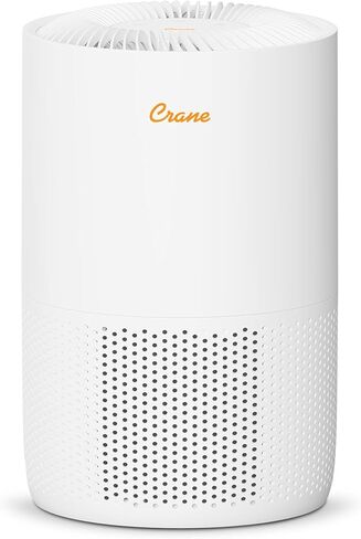 Crane Air Purifier with Hepa Type Filter Protection, White in Kuwait