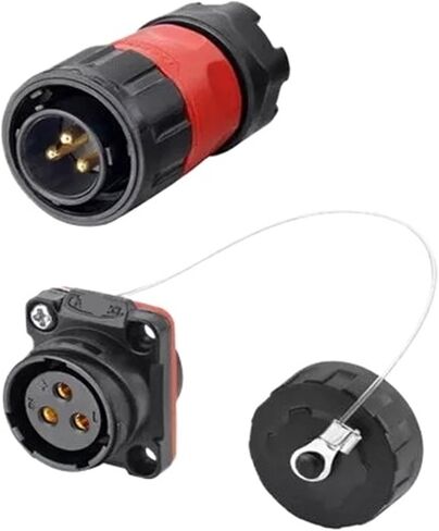 3 pin power circular connector male and female socket outdoor waterproof IP67 in Saudi Arabia
