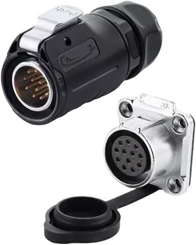 12 pin power signal connector male and female socket outdoor waterproof IP67 in Saudi Arabia