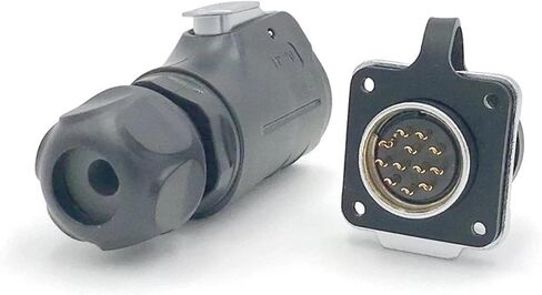 12 pin power signal connector male and female socket outdoor waterproof IP67 in Saudi Arabia