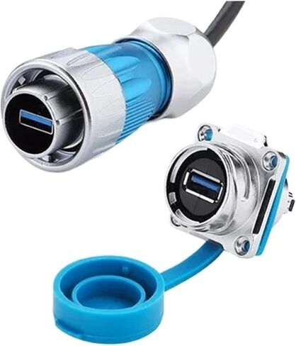 U 3.0 Circular Male and Female Socket Connector with 20 Inch Waterproof Metal in Saudi Arabia