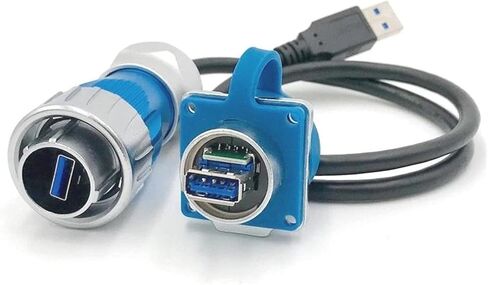 U 3.0 Circular Male and Female Socket Connector with 20 Inch Waterproof Metal in Saudi Arabia