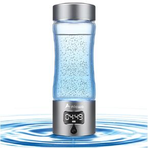 Hydrogen Water Bottle Generator with SPE/PEM Technology, 5000PPB,Portable Rechargeable Hydrogen Water Ionizer Machine for Home,Office, Gym,Travel -Gift for Holidays in Saudi Arabia