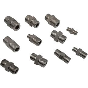 2pc M8-22 Metric Male Reducer Hex Nipple Pipe Fitting Connector Coupler - 304 Stainless Steel(M20x1.5-m16x1.5) in Saudi Arabia