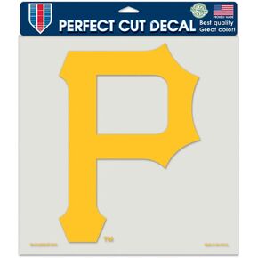 MLB Pittsburgh Pirates 79931010 Perfect Cut Color Decal, 8" x 8", Black in Kuwait