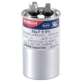 35uF 35MFD CBB65B Run Start Round Capacitor 35 uF MFD 370V or 450V CBB65 A/C Air Conditioner Capacitors 370VAC 440VAC 450VAC ±6% 50/60Hz for AC in Kuwait