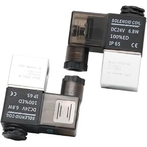 2V025-06/08 NC 1/8/1/4 Inch Solenoid Valve DC 12V 24V Pneumatic Position Coil Alloy Internal Electric AC 110V 220V 1Pcs(2V025-08 w BT6-02) in Saudi Arabia