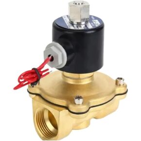 Brass Solenoid Valve 1/4 3/8 1/2 3/4 1 2 Inch Normally Closed Open Valv 12V 220V 1Pcs(DN50,220V_NORMALLY OPEN) in Saudi Arabia