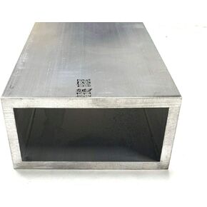 6063 أنبوب ألومنيوم مستطيل 2 بوصة × 4 بوصة × 1/4 بوصة قطعة حائط 36 بوصة in Kuwait