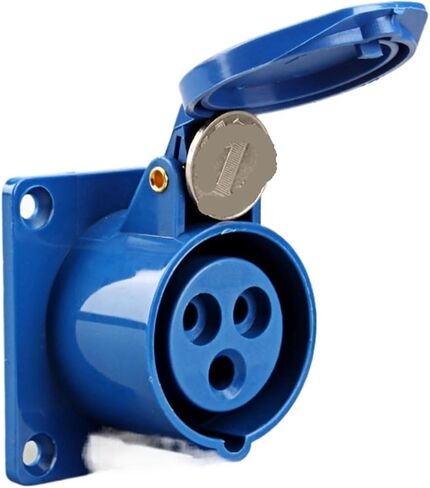 Industrial Aviation Plug and Socket Connector 3-pin 4-pin 5-Hole 16/32A Waterproof But Not Explosion-Proof(5-core16Asurface-mountedsocket) in Saudi Arabia