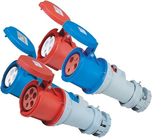 Waterproof Industrial Socket Connector 3-core 4-core 5-core 16A32A63A Coupler Aviation Power Plug(CF-55P16A380VIP44) in Kuwait