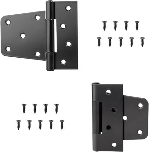 4.5Inch Black Metal Outdoor Large Hinges Heavy Duty Iron Wooden Doors 2Pcs in Saudi Arabia