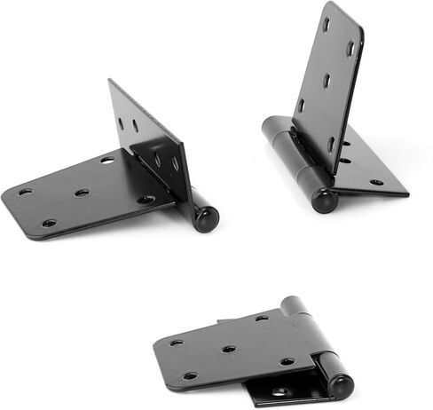 4.5Inch Black Metal Outdoor Large Hinges Heavy Duty Iron Wooden Doors 2Pcs in Saudi Arabia