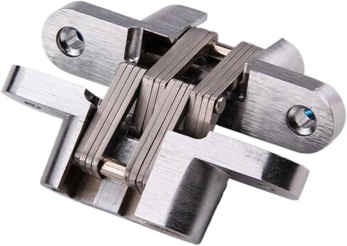 4013 304 Stainless Steel Hidden Hinges 13x60MM Invisible Concealed Folding Door Hinge with Screw 1Pcs in Saudi Arabia