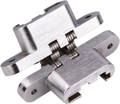 4013 304 Stainless Steel Hidden Hinges 13x60MM Invisible Concealed Folding Door Hinge with Screw 1Pcs in Saudi Arabia