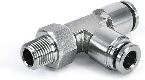 304 Stainless Pneumatic Fittings Release Coupling PD Hose 6/8/10mm Thread 1/8 1/4 3/8 1/2 Connector 1Pcs(6-02) in Saudi Arabia