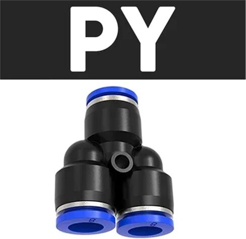 Pneumatic Fittings Pipe Connectors PU PY PK PE PV SA Release Connector Tube 12mm 14mm Hose Couping 1Pcs(PY,12mm) in Saudi Arabia