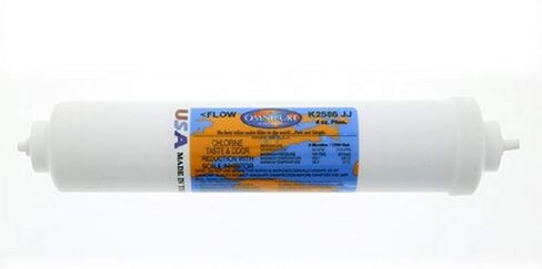 Omnipure K2586 JJ 1/4" Quick Connect Inline GAC Water Filter with Scale Inhibitor in Saudi Arabia