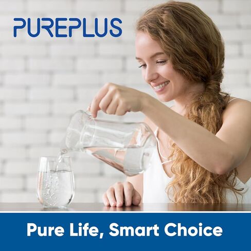 فلتر مياه تحت الحوض PUREPLUS DW80/90، بديل لـ Aqua-Pure AP-DW80/90، AP-DWS1000، Kohler K-201-NA، Kohler K-202-NA (عبوة من قطعتين)، WF60-80/90، WD-W60-80/90. رقم الموديل: PP-WFC1003/1004 in Kuwait