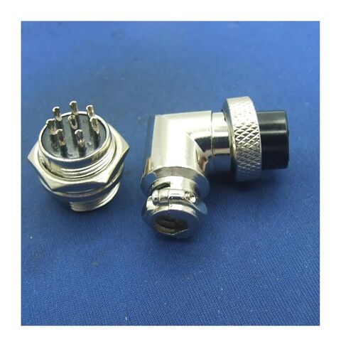 1PCS Right Angle GX16 8-pin 16mm in Saudi Arabia