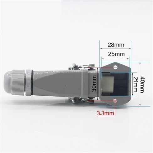 Heavy Duty Connector 4 (3 + 1) 10A 250V HA-004-3 The Aviation 1Pcs in Saudi Arabia