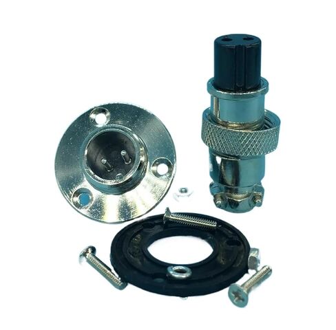 1PCS GX12 2-pin Circular Connector 3 Holes 12mm in Saudi Arabia
