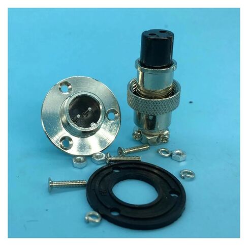 1PCS GX12 2-pin Circular Connector 3 Holes 12mm in Saudi Arabia