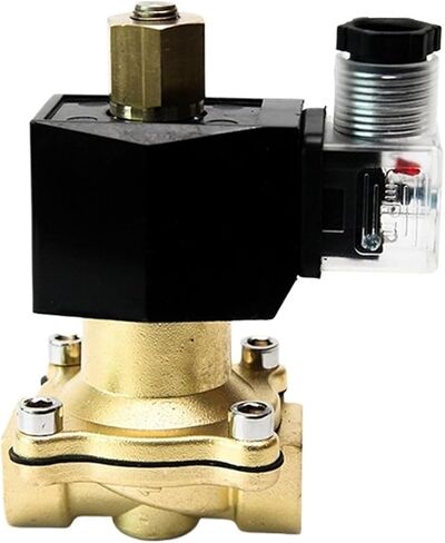 1/4 1/2 3/4 1 2 بوصة عادة مفتوحة النحاس صمام المياه الكهربائية 220VAC 24VDC 12VDC 24VAC 110VAC الملف اللولبي 1 قطعة (2 "، 120VAC) in Kuwait