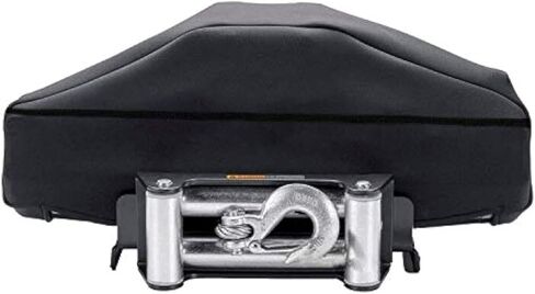Winch Cover,Heavy Duty UV-resistant Waterproof Winch Protective Cover with Drawstring,Indoor/Outdoor Winch Accessories,Weather Resistant Dust Cover for Electric Winches up to 12000Lbs in Saudi Arabia
