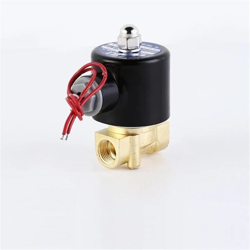 3/8 Inch Solenoid Valve For Gas Normally Closed Brass Solenoids Valves 24V 12V 220V 110V 1Pcs(NPT_12VDC_NBR-SEAL) in Saudi Arabia