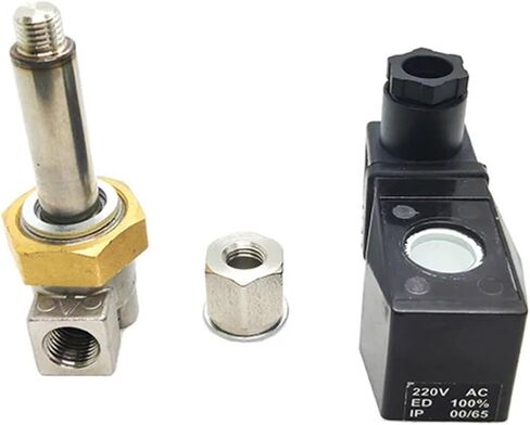 1/8 1/4 Inch Stainless Steel Solenoid Valve Normally Open Solenoids Valves 110V 220V 12V 24V 1Pcs(1/8",G_240VAC_NORMALLY CLOSED) in Saudi Arabia