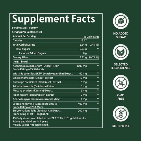 Alpha Gummies, Sugar-Free, Vegan 30 Gummies in Saudi Arabia