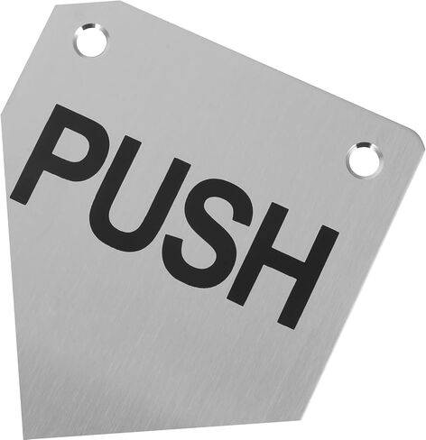 Commercial Door Handle Heavy-Duty Push Pull Handles with Indicators Modern Stainless Steel Design for Office and Shed Doors Includes Pull and Push Plates in Saudi Arabia