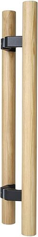 Heavy-Duty Commercial Solid Wood Push Pull Door Handle/Barn Door Pull Handle/Sliding Door Handle/Glass Door Pulls, Double-Sided Back to Back Push Pull Door Handle in Saudi Arabia