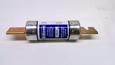 Edison ECNR200 ثنائي العنصر فئة RK5 رفض التيار المحدد لتأخير الوقت فيوز 200 أمبير 250 فولت تيار متردد 125 فولت تيار مستمر رصاصة in Saudi Arabia