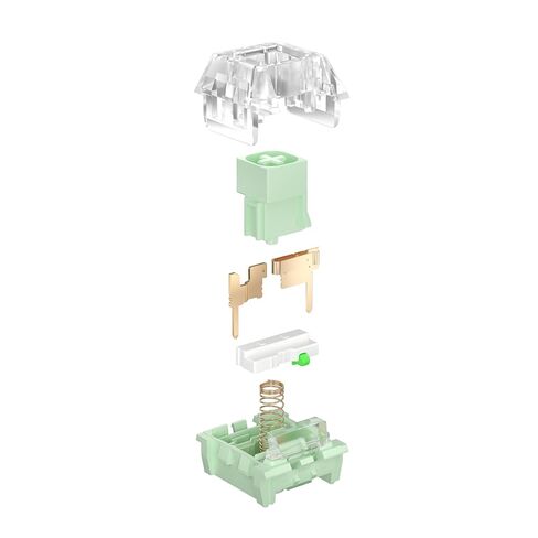 Kailh Box Bamboo Switch، 55gf Heavy RGB SMD 3 Pin Switch للوحة مفاتيح الألعاب الميكانيكية (10 قطع) in Saudi Arabia