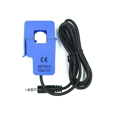 SCT-013 محول تيار مقسم غير جراحي، مستشعر تيار متردد، تصميم مفتوح ومغلق، معتمد من CE، مقبس 3.5 مم (20 أمبير 1 فولت) in Kuwait