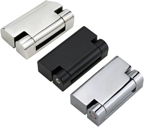 Zinc Alloy Or Stainless Steel Corner Hinge Industrial Machinery Equipment Sheet Metal Box Cabinet Door Rotating Hinge 1Pcs(Chroming) in Saudi Arabia