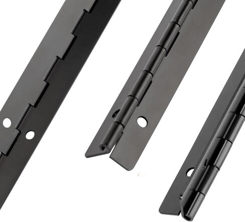 8 Inch Long Hinge Box Continuous Hinge 270 Degree Piano Hinges for Cabinet Wooden Box Cupboard Furniture Hardware Parts 2Pcs(Black 293mm 2pcs) in Saudi Arabia