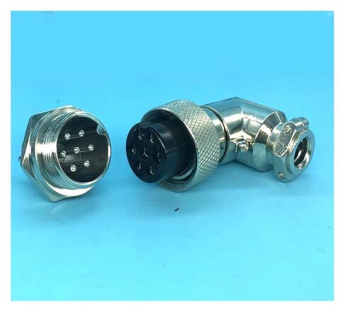1 قطعة 20 مللي متر GX20 7-pin موصل الزاوية اليمنى in Saudi Arabia