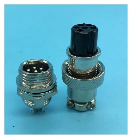 1PCS 6 pin Male Female Connector 16mm GX12-6 in Saudi Arabia