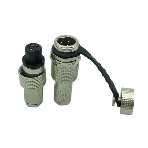 1PCS GX12 Copper 3-pin Circular Waterproof IP67 Connector in Saudi Arabia