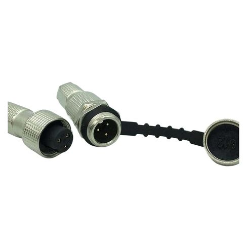 1PCS GX12 Copper 3-pin Circular Waterproof IP67 Connector in Saudi Arabia