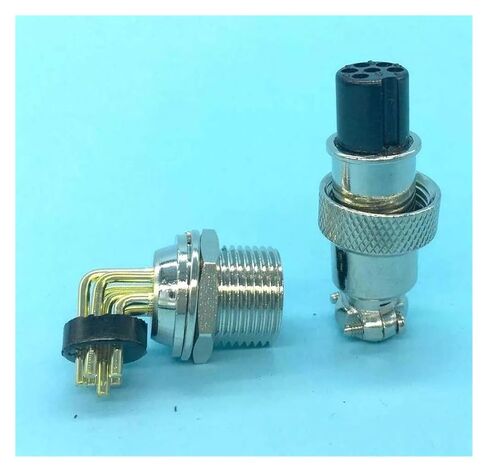 1PCS 6-pin Right Angle Socket Connector GX12 in Saudi Arabia